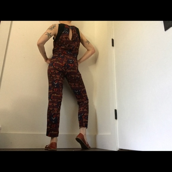 Forever 21 Art-deco Print Jumpsuit - Picture 6 of 12